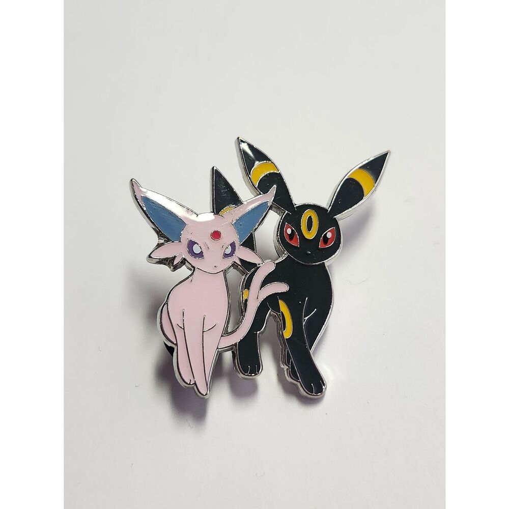 Pokemon Espeon Umbreon Pin From Prismatic Evolutions Premium Figure Collection